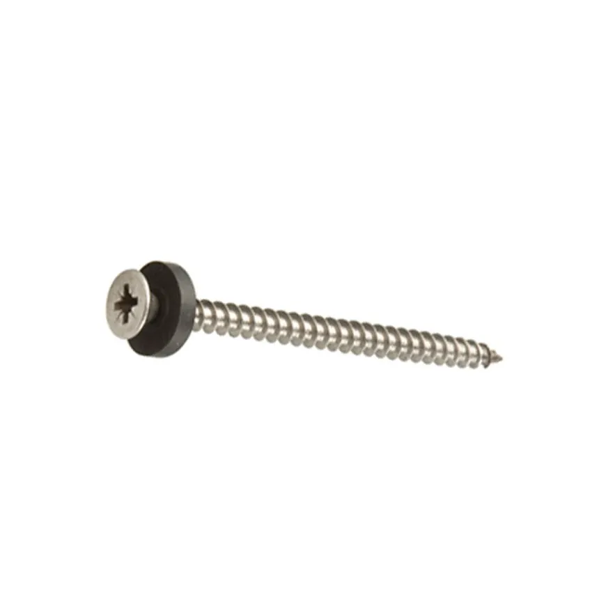 Ubbink schroef, pozidrive, incl. neopreen volgring, rvs, 70 mm, verpakking à 250 stuks